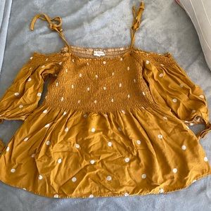 Women’s polka dot blouse